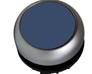 Buton comanda scund fara revenire albastru