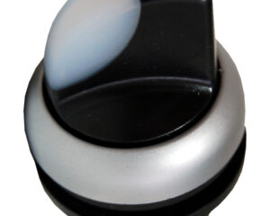 Buton selector 1-0-2 cu revenire alb