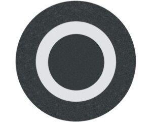 Placuta presare negru "1"