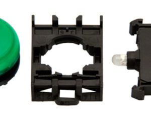 Set complet lampa semnalizare scund verde 24V