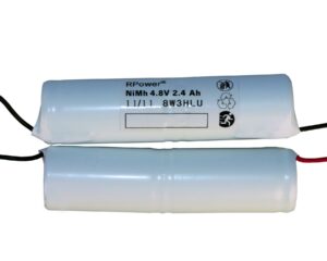 Akku 4,8V 2,4Ah ptr.Einzelbatt. luminien 8W 3h NLxxx833