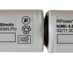 Akku 9,6V 2,0 Ah ptr.Einzelbatt. luminien ERT-LED 1h, 3h, 8h