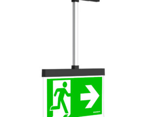 C.il. Siguranta AM antracit, LED, incastrat suspendat