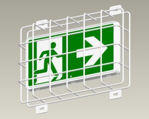 Coș de protecție pentru corpuri de iluminat design K8 și R1