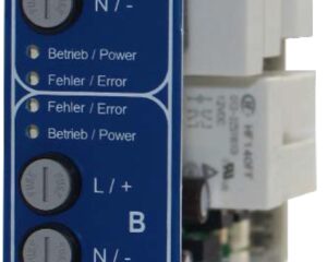 Mains circuit module DCM ptr.2 el. circuits 19" 2x1A