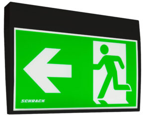 Corp de iluminat autonom KM Self-Contr.LED/3h 230V AC negru