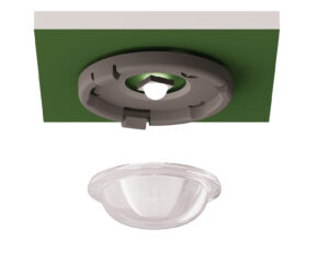 4 lentile schimb: suprafețe circulare cu iluminare rotundă