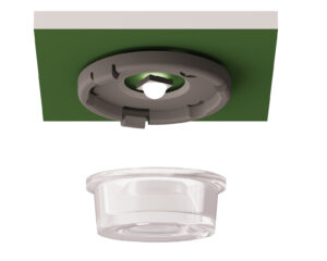 4 lentile schimb: Iluminare spot pentru încăperi înalte
