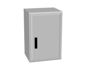 Dulap din poliester cu 1 uşă, H750x 500xA432mm