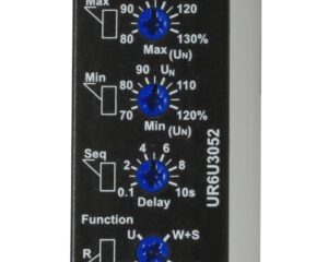 Releu suprav. tensiune 3fazată, Ualim=24-240VAC/VDC, 2CC, 5A