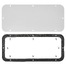 Placă de trecere plină tip D, decupare L400 A115mm