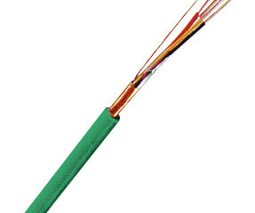 Cablu ecranat iz. şi manta PVC J-Y(ST)Y 2x2x0,8 EIB verde