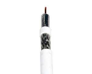 Cablu coaxial DIGI-SAT 3000, 75 Ohm, PVC alb, tambur 500m