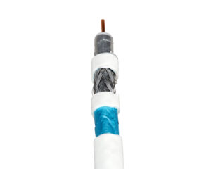 Cablu coaxial DIGI-SAT 3040, 75 Ohm, PVC alb, colac 100m