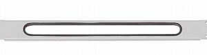 Organizator cabluri 19", cu decupaj, 1U, RAL7035