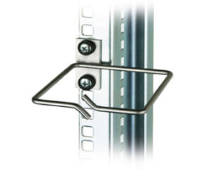 Organizator met. cabluri 80x80mm, pt. montaj pe şină de 19"
