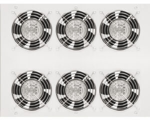 Unitate cu 6 ventilatoare 19" cu termostat