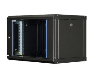 Dulap de perete DTW, 7U H=423 x W=600 x D=450, 19", negru