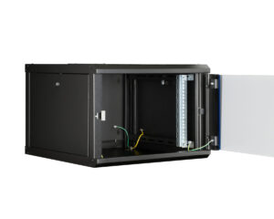 Dulap de perete DTW, 7U H=423 x W=600 x D=600, 19", negru