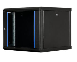 Dulap de perete DTW, 9U H=512 x W=600 x D=600, 19", negru