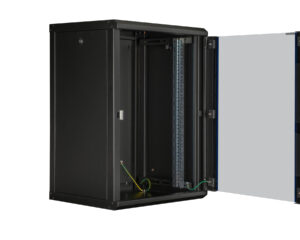 Dulap de perete DTW, 16U H=824 x W=600 x D=450, 19", negru