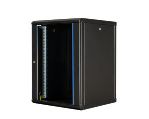Dulap de perete DTW, 16U H=824 x W=600 x D=600, 19", negru