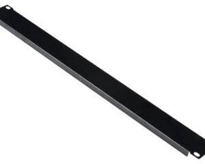 Panou orb 19", cu șurub, 1U, negru RAL 9005
