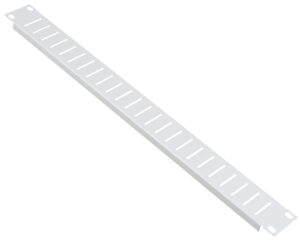 Panou orb 19", cu șurub, 1U, RAL7035, ventilat
