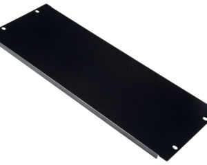 Panou orb 19", cu șurub, 4U, negru RAL 9005