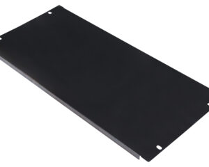 Panou orb 19", cu șurub, 5U, negru RAL 9005
