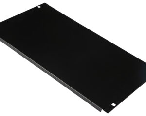 Panou orb 19", cu șurub, 6U, negru RAL 9005