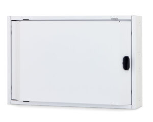 Cutie distribuţie DW4, 2 rânduri , 44 module , RAL9003