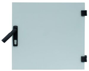 Uşă metalică pt dulap DW 6U, 600mm, RAL7035, fără broască