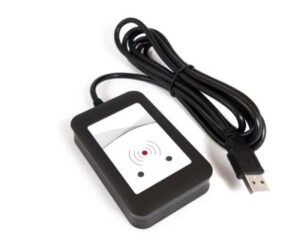 NFC Card Reader with USB cable for connection to a PC