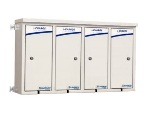 i-CHARGE easy pack 4x Schuko 3,7kW, cu încuietoare ușă