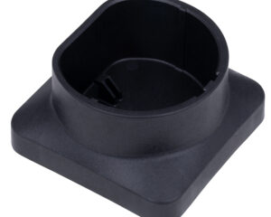 Charging cable retainer, TYPE2, thermoplast, wall-mount