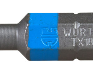 Bit 1/4" Torx TX10 albastra 26mm