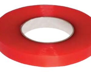 Bandă dublu adezivă termorezistentă, roşu, 50m x 19mm