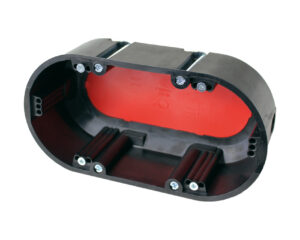 Doză dublă cu protecţie la incendiu, D=74mm, A=54mm