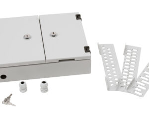 Cutie distrib. aplicat 48xLC, 32xSC, 24xST/FC, IP40, RAL7035