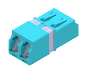 Premium LC-Duplex Coupling MM Polymer case aqua