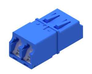 Premium LC-Duplex Coupling SM Polymer Ceramic case blue