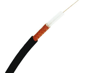 Cablu coaxial tip RG 59 B/U, 75 Ohm, MILC17, negru