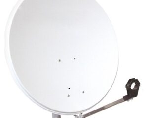Antenă satelit 80cm/75cm,Ol,39dB,sup.plia.LNB incl.,alb