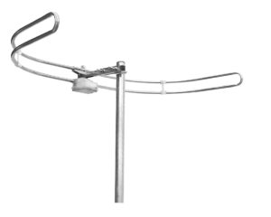 Antenă radio FM stereo de exterior,Conector F,Al