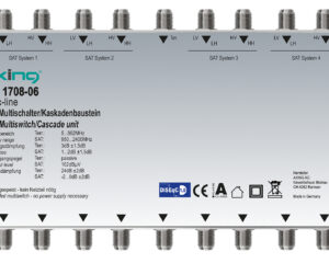 Multiswitch/cascad. 17 în 8, SPU 1708-06