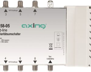 Multiswitch 5 IN 8 OUT pt. LNB Quattro+Quad,SPU 58-05