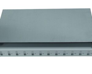 Splicebox gol pentru 12 cuple SC-duplex, 1UV, RAL7035