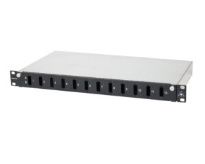 Splicebox FO gol pt 12 cuplori SC-Duplex, 1U, negru