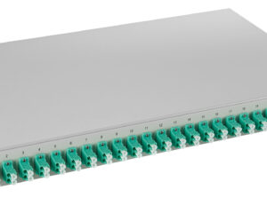 Splicebox FO, 48 Fibre, LC, 50/125µm OM3, 19", 1U, Class C